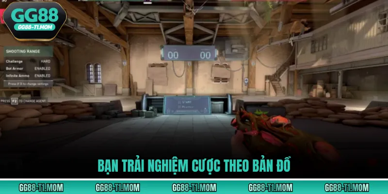 Bạn trải nghiệm cược theo bản đồ